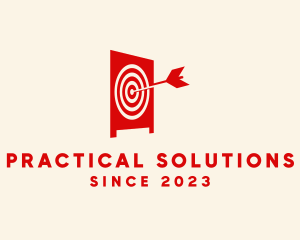 Archery Target Goal logo design