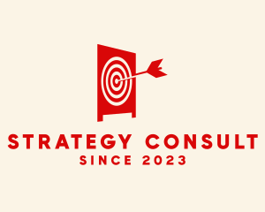 Archery Target Goal logo design