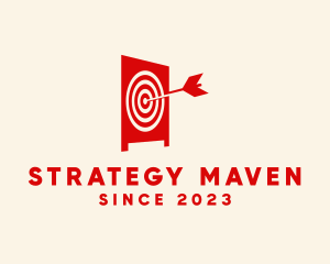 Archery Target Goal logo design