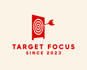 Archery Target Goal logo design