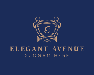 Elegant Royal Shield logo design