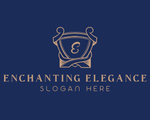 Elegant Royal Shield logo design