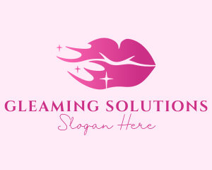Pink Shiny Lips logo