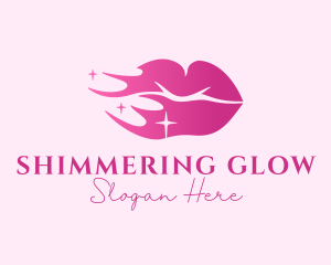 Pink Shiny Lips logo