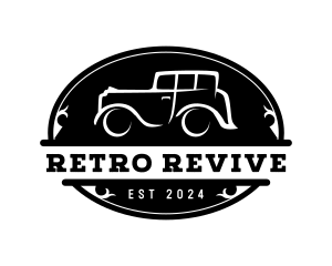 Retro Car Mechanic logo design