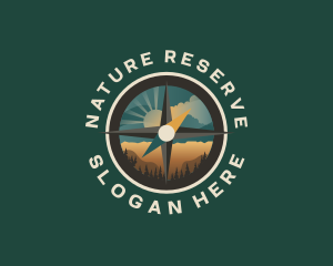 Compass Nature Outdoor logo design