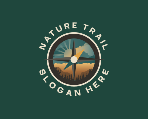 Compass Nature Outdoor logo design