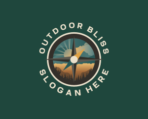 Compass Nature Outdoor logo design