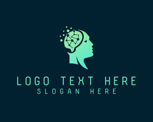 Cyber Tech Ai Brain logo