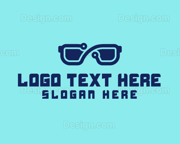 Digital 3D Eyeglasses Logo