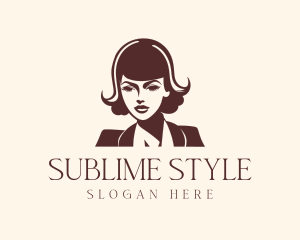 Girl Hair Aesthetic logo