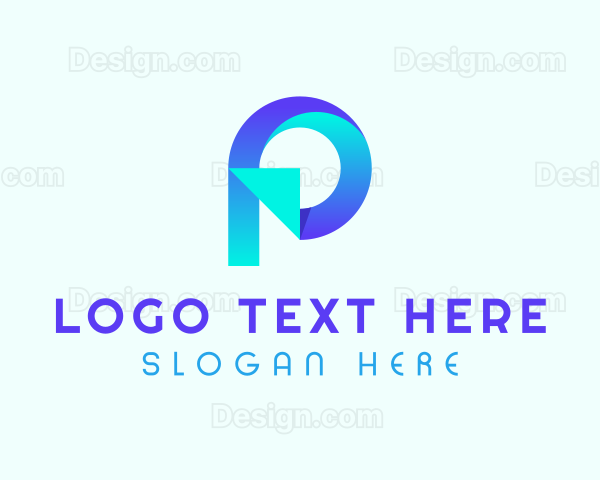 Generic 3D Firm Letter P Logo