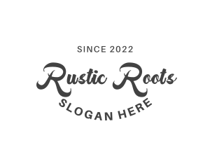 Urban Retro Cursive logo design