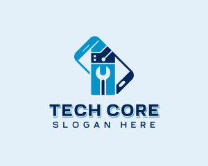 Mobile Phone Repair Tech logo design