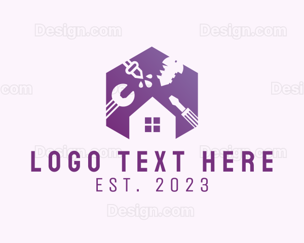 Hexagon Home Improvement Logo