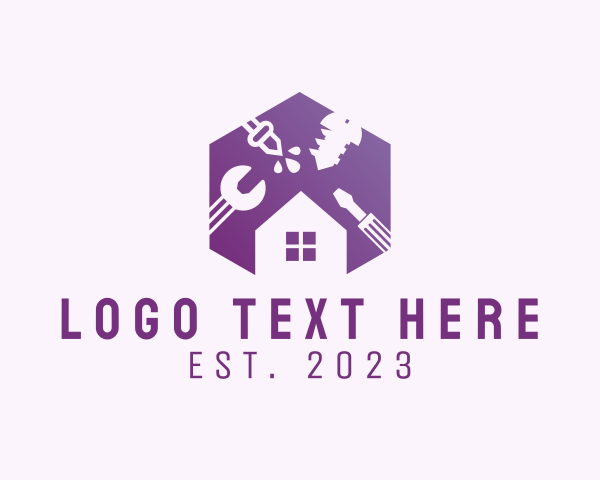 Home Improvement logo example 3