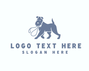 Schnauzer Dog Leash logo