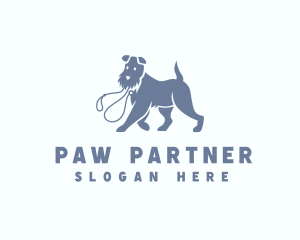 Schnauzer Dog Leash logo