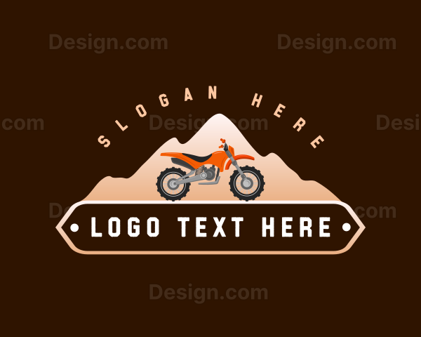 Motorbike Trail Riding Logo