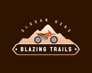 Motorbike Trail Riding logo design