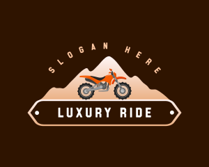 Motorbike Trail Riding logo design