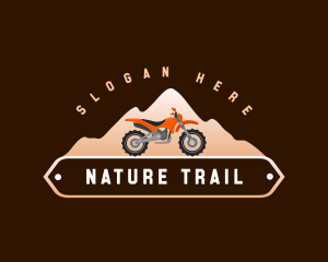Motorbike Trail Riding logo design