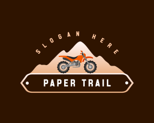 Motorbike Trail Riding logo design