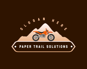 Motorbike Trail Riding logo design