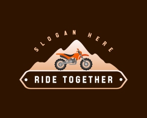 Motorbike Trail Riding logo design