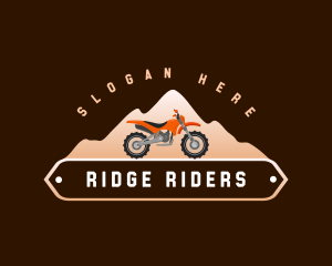 Motorbike Trail Riding logo design