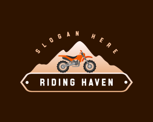 Motorbike Trail Riding logo design