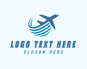 Aviation Flight Plane logo