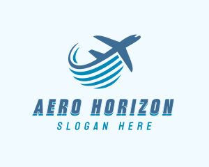 Aviation Flight Plane logo