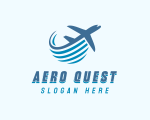 Aviation Flight Plane logo