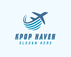 Aviation Flight Plane logo design