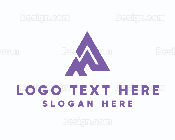 Digital Tech Letter A Logo