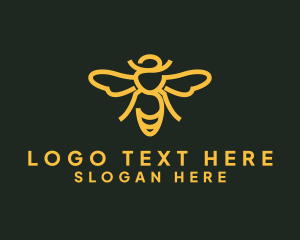 Yellow Honey Bumblebee logo