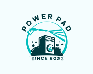 Washing Machine Power Washer  logo design