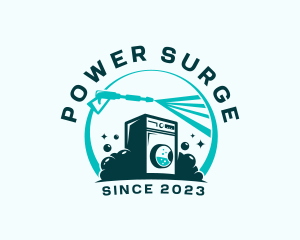 Washing Machine Power Washer  logo design