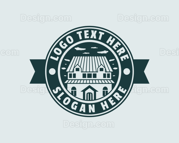 Home Repair Roof Logo