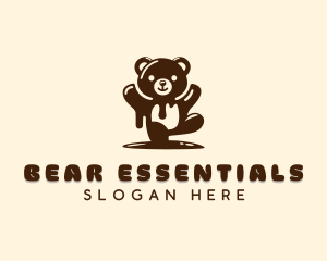 Teddy Bear Chocolate logo design