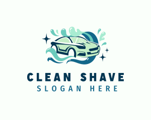 Clean Vehicle Car Wash logo design