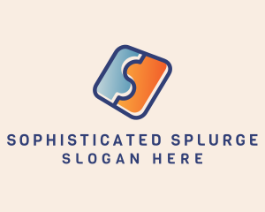 Puzzle Company Letter S  logo design