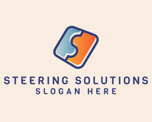 Puzzle Company Letter S  logo design