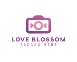 Valentines Camera Photography logo design