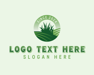 Grass Planting Gardener  logo