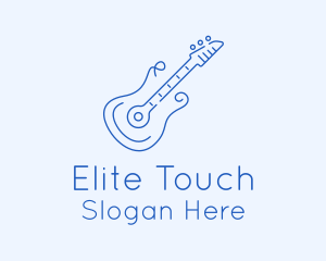 Electric Guitar Outline  logo design