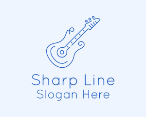 Electric Guitar Outline  logo