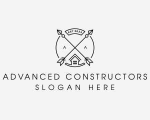 Home House Emblem logo design