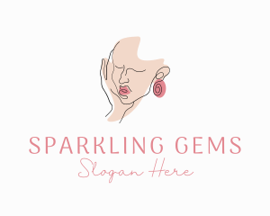 Woman Fashion Jewelry logo design